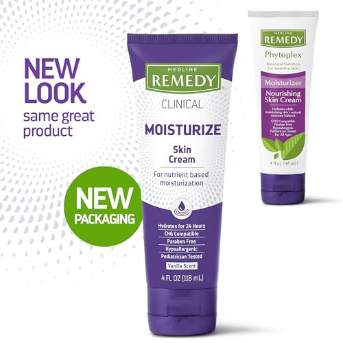 Medline Remedy Phytoplex Nourishing Skin Cream Moisturizer 4 Fl Oz Pack of 2