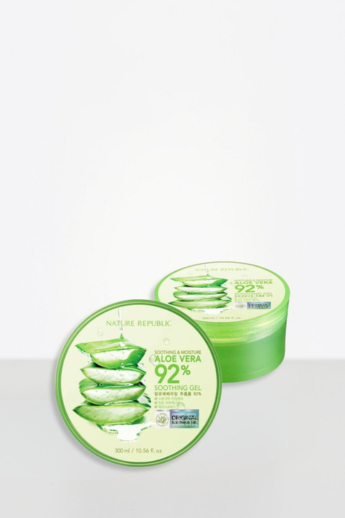 Nature Republic New Soothing Moisture Aloe Vera 92 Gel 1056 Fl Oz