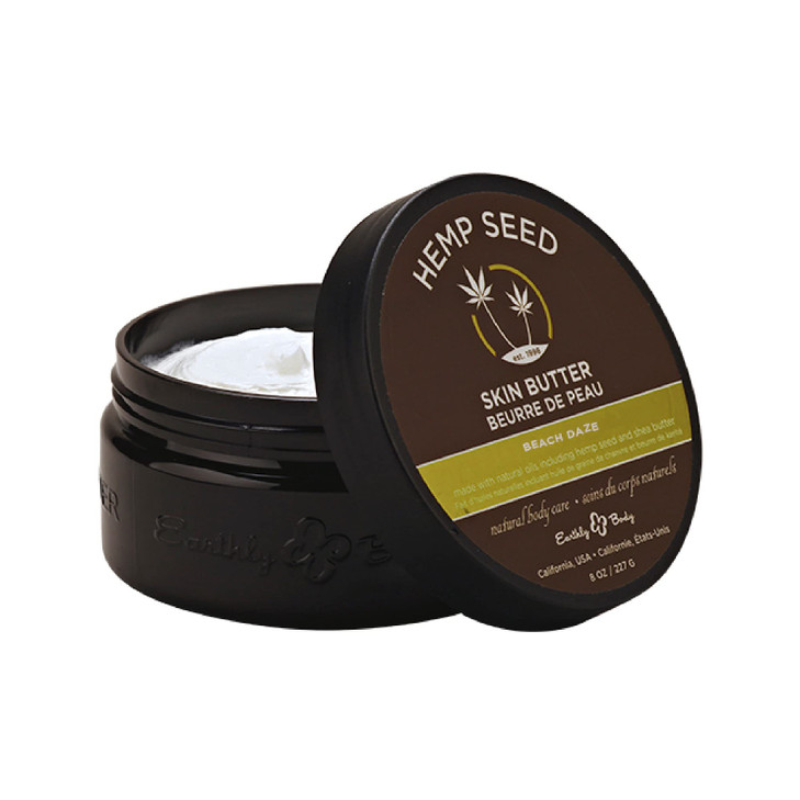 Hemp Seed Skin Butter Beach Daze 8 oz Total Body Moisturizer Hemp Seed Oil Jojoba Oil Shea Butter Vegan Cruelty Free