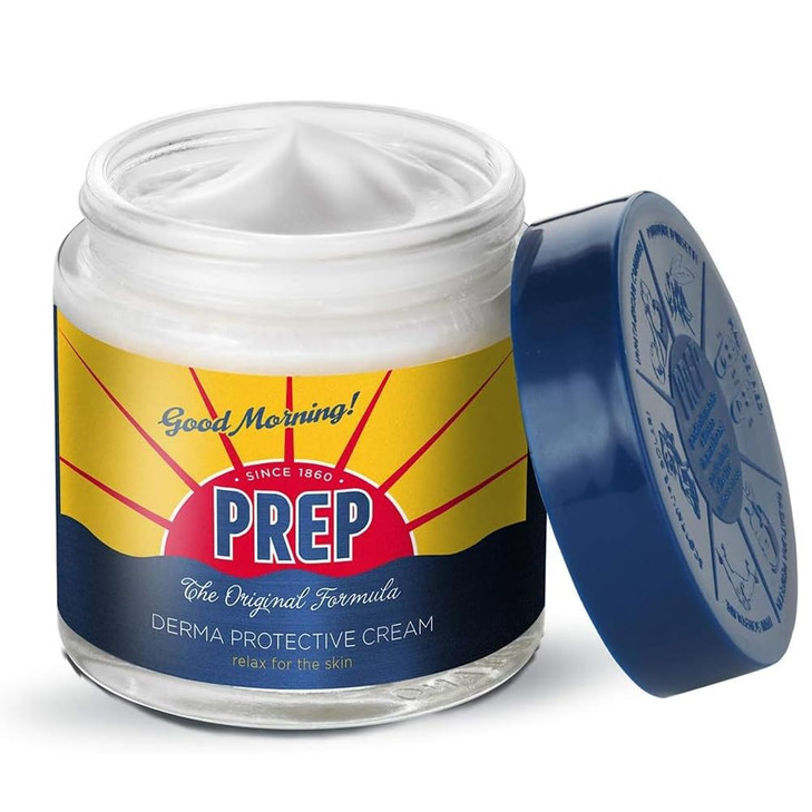 PREP Derma Protective Cream Paraben Free 253 Fluid Ounce 75ml Jar Pack of 2 Italian Import