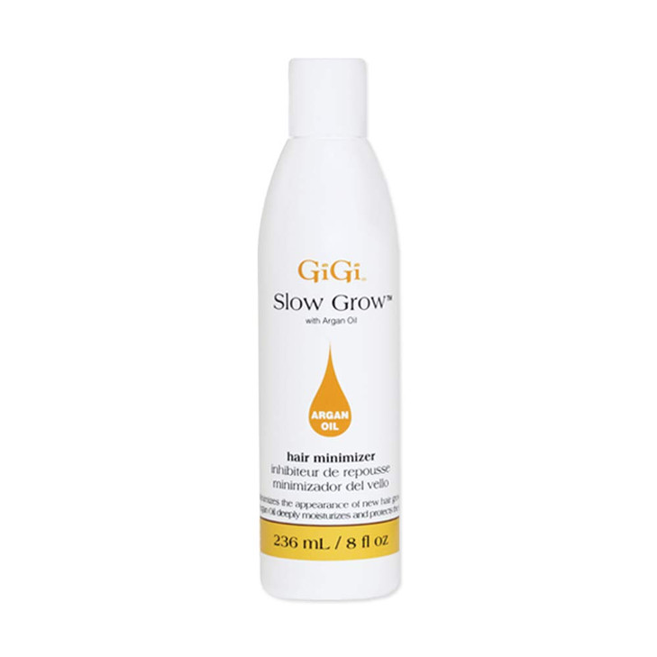 GiGi Post Waxing Treatment Slow Grow Hair Inhibitor Lotion with Argan Oil Hair Growth Minimizer for Men and Women 8 oz 1