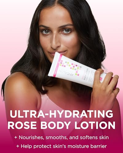 Andalou Naturals 1000 Roses Soothing Body Lotion Improve Skin Moisture with Shea Butter Aloe Vera Hydrating Lotion for D
