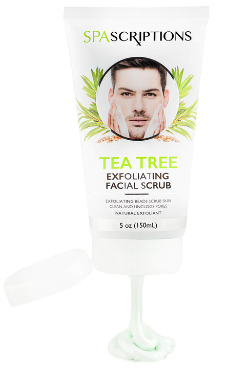 Face Exfoliating Scrub Turmeric Tea Tree Hyaluronic Acid Sugar Face Wash 5 Oz Tea Tree