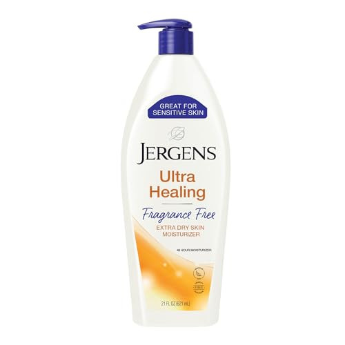 Jergens Ultra Healing Dry Skin Lotion Hand and Body Moisturizer for Quick Absorption into Extra Dry Skin with Hydralucen