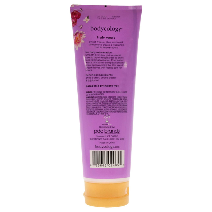 Bodycology Truly Yours Moisturizing Body Cream for Women 8 Ounce 455004103