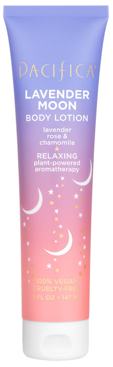 Pacifica Lavender Moon Body Lotion Relaxing Lavender Rose Scented Moisturizer wChamomile Vitamin E Calming Aromatherapy