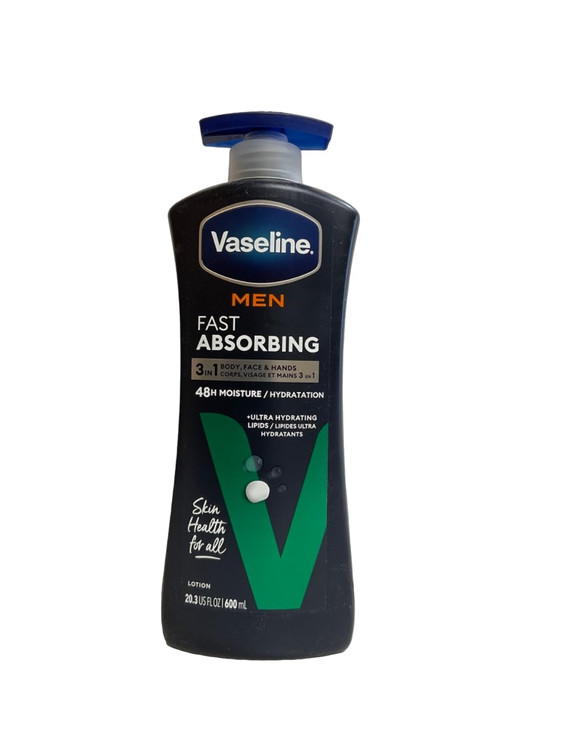 Vaseline Men Body Face Lotion Fast Absorbing 203 oz 1 Pack