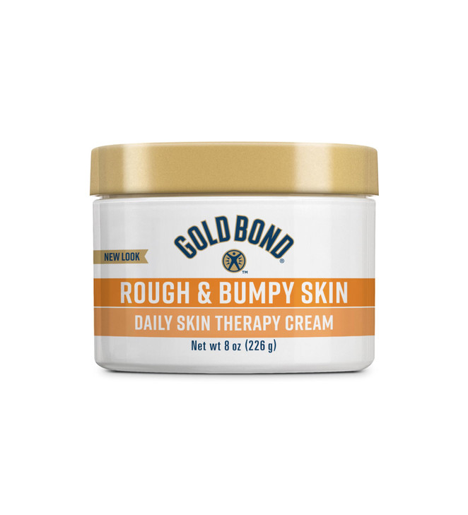 Gold Bond Rough Bumpy Daily Skin Therapy Cream 8 oz Cream With 7 Moisturizers 3 Vitamins