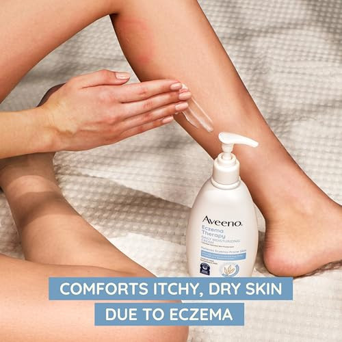 Aveeno Eczema Therapy Daily Moisturizing Body Cream for Sensitive Skin Soothing Eczema Relief Cream Colloidal Oatmeal Ce