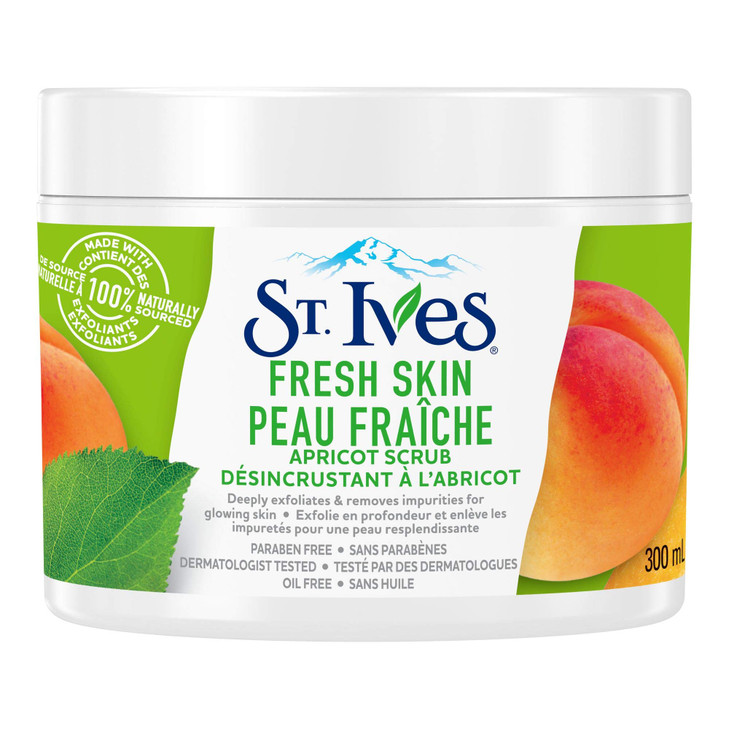 St Ives Fresh Skin Facial Scrub 300ml1014 Floz Imported from Canada
