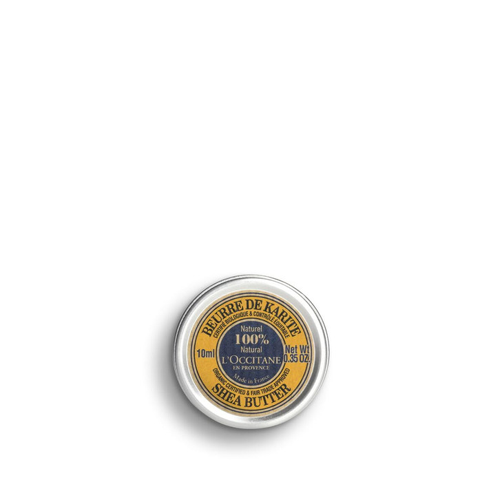 LOCCITANE EcoCert Organic Certified Fair Trade Approved Pure Shea Butter Enriched with Vitamin E 035 fl oz