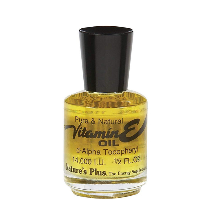 NaturesPlus Liquid Vitamin E Oil 14000 IU 05 fl oz Moisturizes Face Skin Reduces Brown Spots Strengthens Nails Promotes