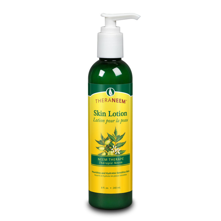 TheraNeem Neem Soothing Skin Lotion for Men Women Moisturizing Cream for Hand Body Natural Care for Dry Sensitive Skin M