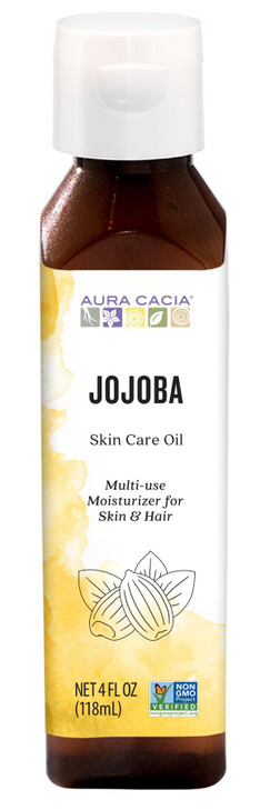 Aura Cacia Natural Skin Care Oil Balancing Jojoba 4 Fluid Ounce