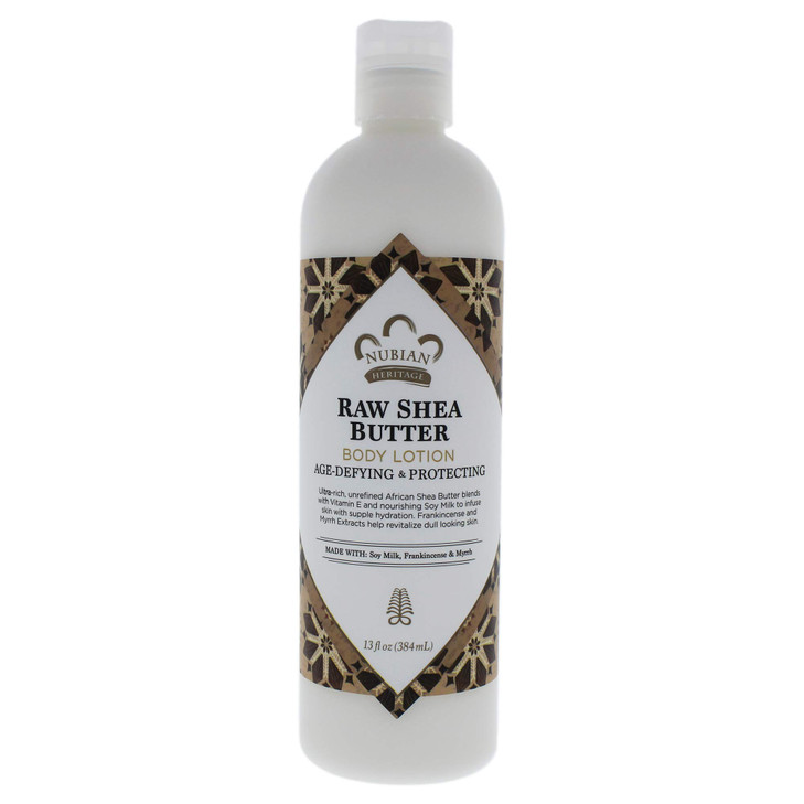Nubian Heritage Lotion Raw Shea and Myrrh 13 Fluid Ounce
