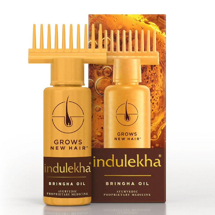 Indulekha Bringha Hair Oil Selfie Bottle, 100Ml online at globaldelivered