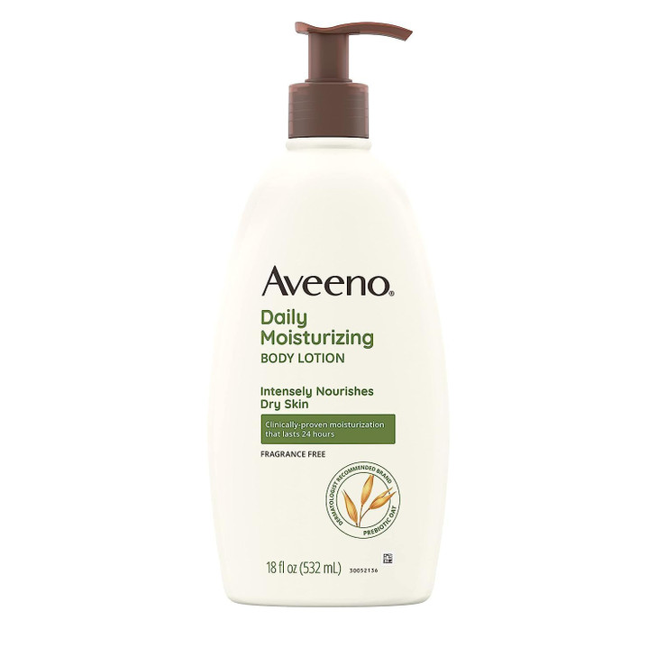 Aveeno Daily Moisturizing Body Lotion with Soothing Oat and Rich Emollients to Nourish Dry Skin Gentle FragranceFree Lot