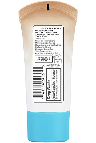 Maybelline Dream Pure Skin Clearing BB Cream 8in1 Skin Perfecting Beauty Balm With 2 Salicylic Acid Sheer Tint Coverage