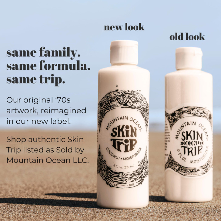 Mountain Ocean The Original Skin Trip Coconut Body Lotion 8 Oz Lightweight Fast Absorbing Moisturizer with Coconut Oil A