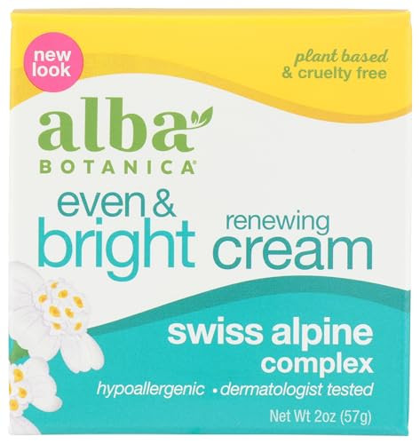 Alba Botanica Even and Bright Renewal Cream 2 Fl Oz Packaging May Vary