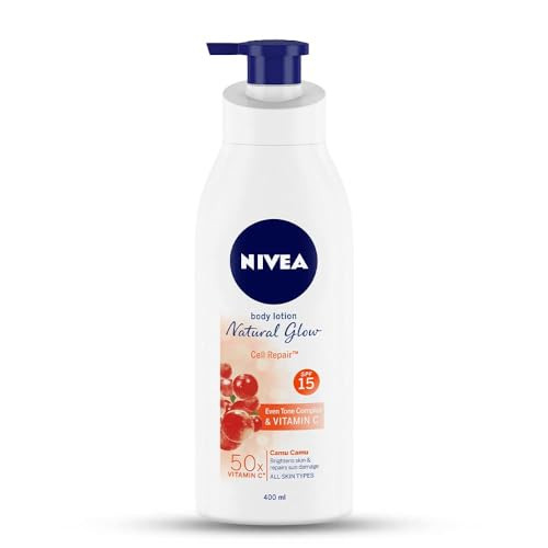 Nivea Body Lotion Natural Glow Vitamin C SPF 15 400ml 1352 Fl OZ