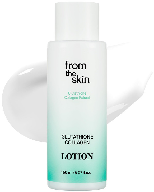 FROM THE SKIN Glutathione Collagen Lotion Intense Hydration and Firming for Dry Skin Radiance Boost FastAbsorbing NonGre