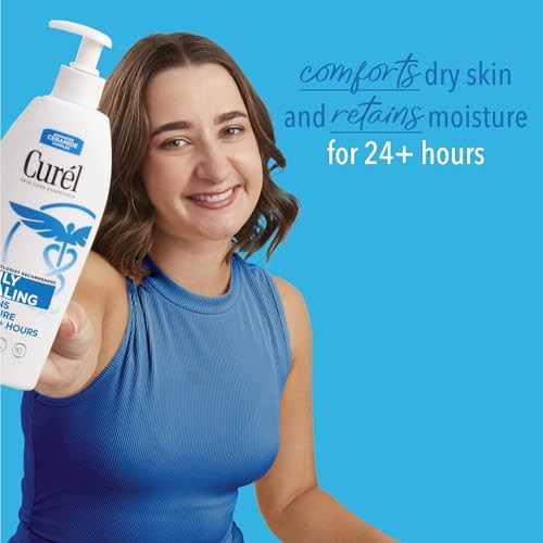 Curel Daily Healing Body Lotion for Dry Skin Dermatologist Recommended Hydrating Body Lotion with Advanced Ceramides Com