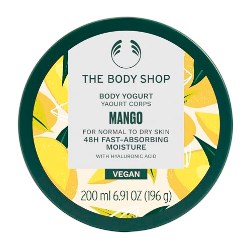 The Body Shop Mango Body Yogurt Instantly Absorbing Hydration from Head to Toe For Normal to Dry Skin Vegan 691 oz