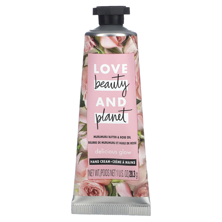 Love Beauty and Planet Murumuru Butter Rose Delicious Glow Hand Cream Body Lotion Rose 1oz Pack of 2