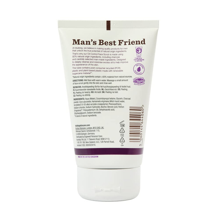 Bulldog Oil Control Face Scrub 125ml