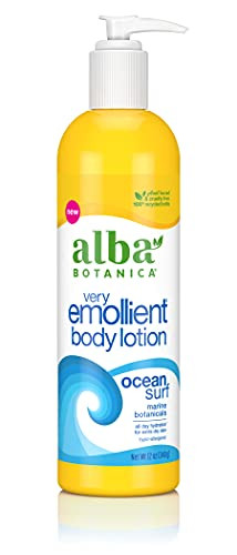 Alba Botanica Very Emollient Body Lotion Ocean Surf 12 Oz