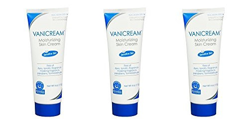 Vanicream Moisturizing Skin Cream for Sensitive Skin 4 Oz Pack of 3