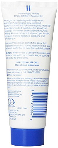 Vanicream Moisturizing Skin Cream for Sensitive Skin 4 Oz Pack of 3