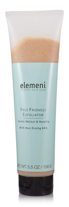 elemeni Skin Care Face Friendly Exfoliator Organic Face Scrub for Men and Women Facial Cleanser Revitalizing Deep Cleani