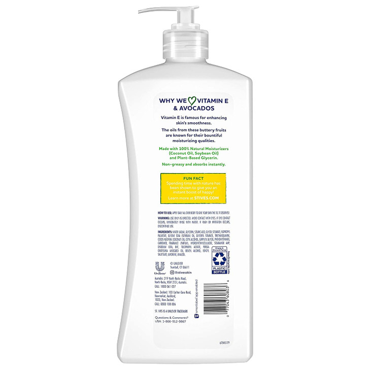 St Ives Body Lotion 21 Ounce Daily Hydrating 621ml 2 Pack