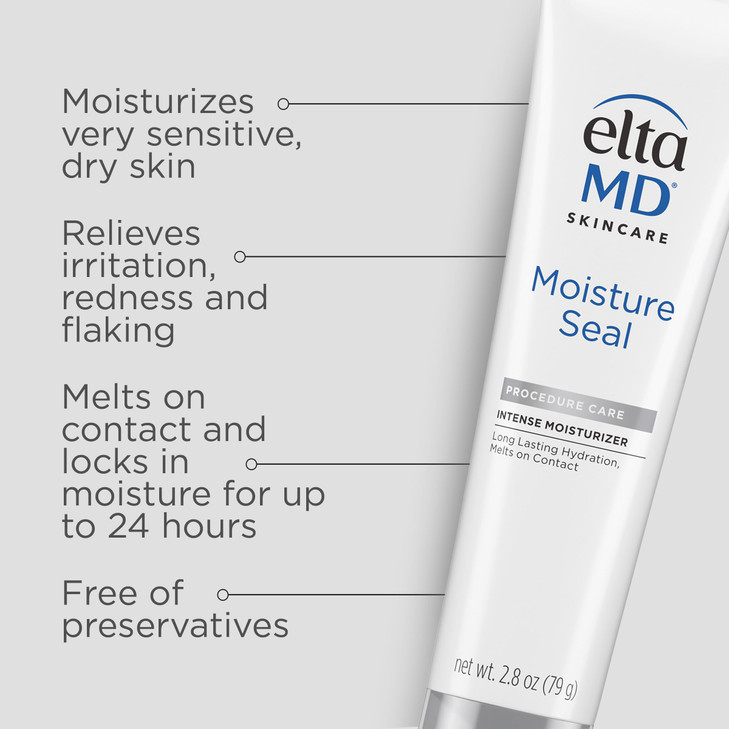 EltaMD Moisture Seal Skin Care Moisturizer Dry Body and Face Moisturizer for Sensitive Skin 28 oz Tube