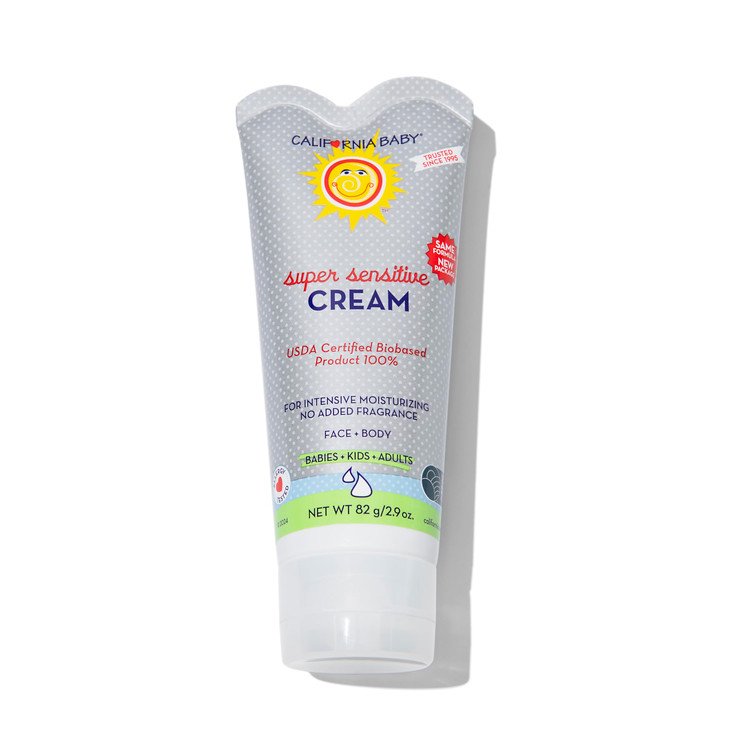 California Baby Super Sensitive Unscented Cream 100 PlantBased Moisturizer Soothing Baby Lotion For Newborn Hypoallergen