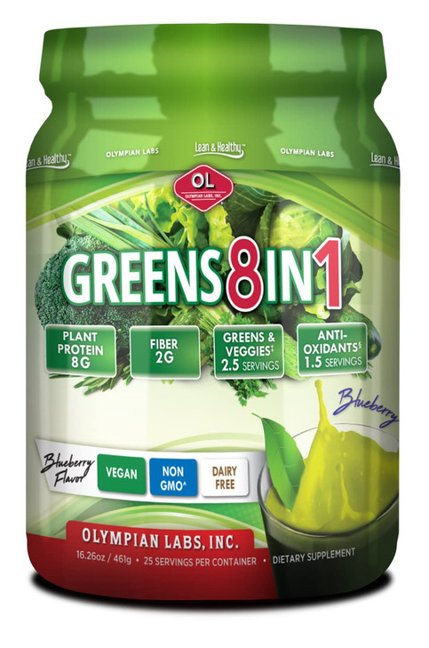 Olympian Lab Greens Protein 8 In 1 388 Gram