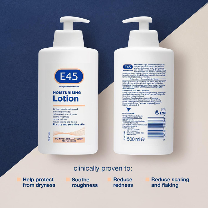 E45 Dermatological Moisturising Lotion 1691 Fl Oz Pack of 2