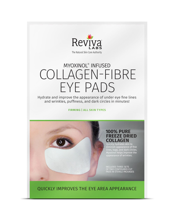 REVIVA LABS Collagen Fibre Eye Pads 6 CT
