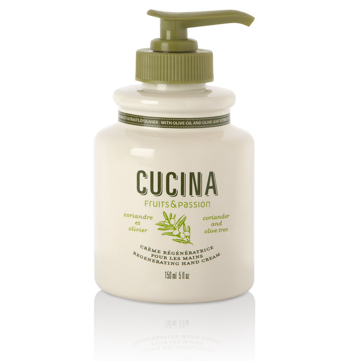 Fruits Passion Cucina Coriander Olive Tree Scented Hand Cream for Dry Cracked Skin Hand Cream for Dry and Anti Aging Oli