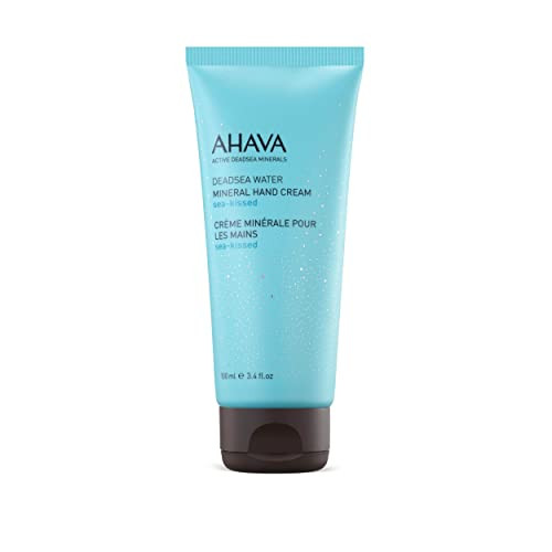 AHAVA Dead Sea Water Mineral Hand Cream SeaKissed Hand Moisturizer For Dry Cracked Hands Light Fast Absorbing Enriched w