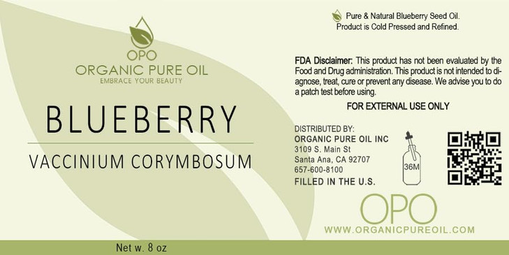 Blueberry Seed Oil Pure Refined Cold Pressed Unscented Deodorized Filtered NonGMO Berry Carrier Oil for Skin Hair Nail B