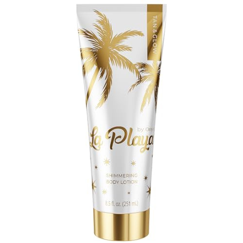 Onyx La Playa Tan Glow Body Shimmer Tan Extender Illuminating Moisturizer AntiStreak After Tanning Lotion Body Highlight