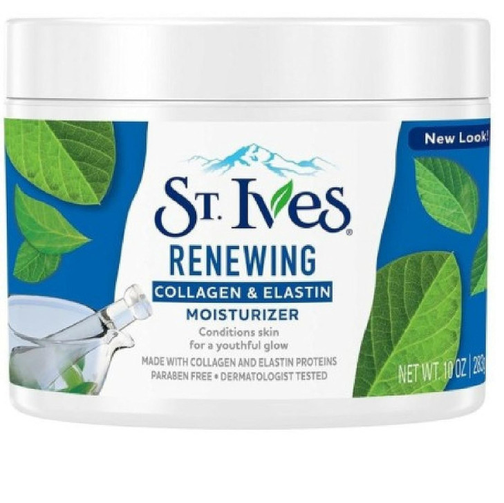 St Ives Renewing Collagen and Elastin Face Moisturizer 10Ounce Jar 3Pack
