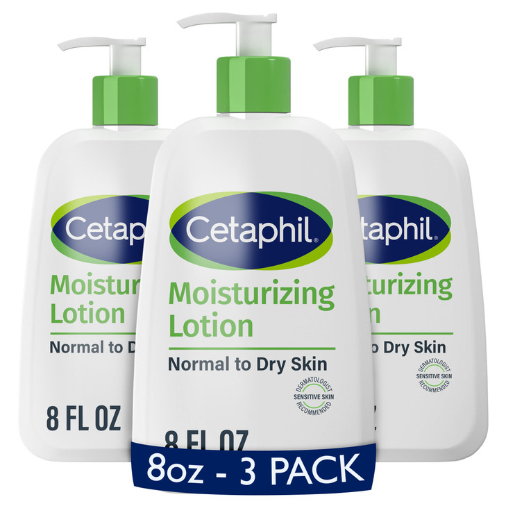 Cetaphil Face Body Moisturizer Hydrating Moisturizing Lotion for All Skin Types Suitable for Sensitive Skin NEW 8 oz Pac
