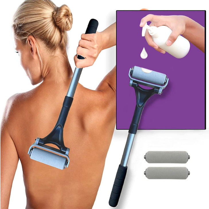 Lotion Applicator for Back Sunblock and Sunscreen Application Roller Apply Moisturizer Cream Ointment Oil Self Tanner Da