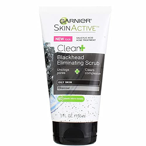 Garnier Clean Scrub Blackhead Eliminating 5 Ounce 145ml 3 Pack