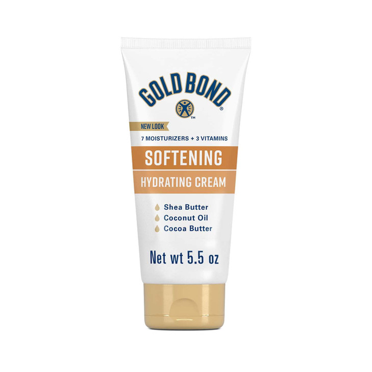 Gold Bond Softening Hydrating Cream With Shea Butter Coconut Oil Cocoa Butter 55 oz