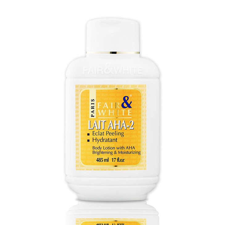 Fair White Original AHA Body Lotion 176fl oz 500ml Skin Brightening Cream Lactic Acid Moisturizing Lotion Even Skin Tone